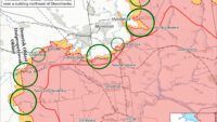 Map of combat actions for 28 chernya 2025