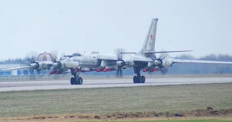 Russian bomber Tu-95