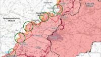 Map of combat actions for July 5, 2025