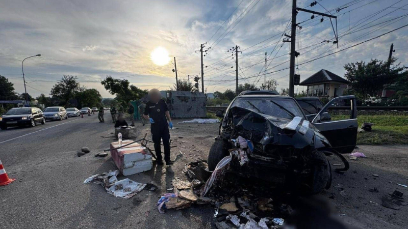 In Transcarpathia, a traffic accident resulted in the death of a military service member of the DPSU. Photo: National Police
