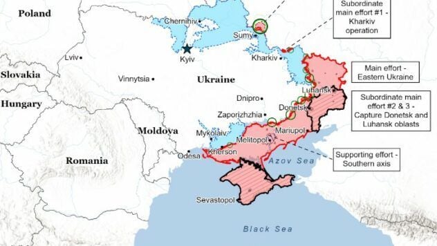 map of combat actions