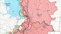 Map of combat actions for July 5, 2025