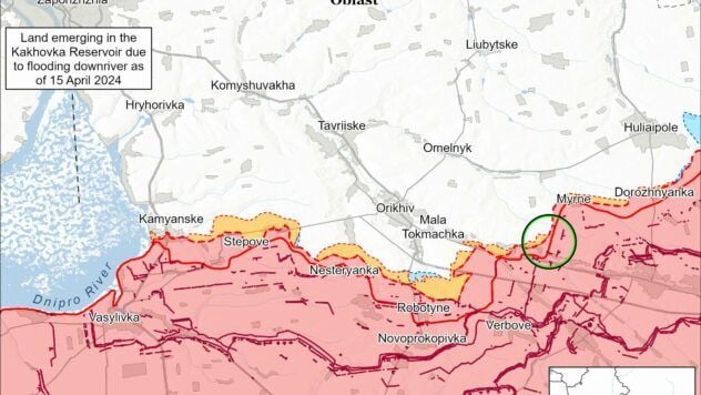 Map of combat actions for July 2, 2025