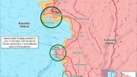 Map of combat actions for July 5, 2025