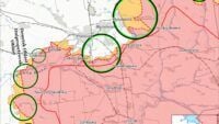 Map of combat actions for July 5, 2025