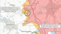Map of combat actions for July 5, 2025